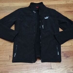 Puma Boys Black Jacket sz XL